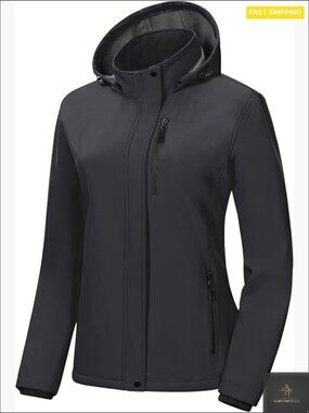 Women's Lightweight Fleece Lined Softshell Jacket Waterproof Windbreaker